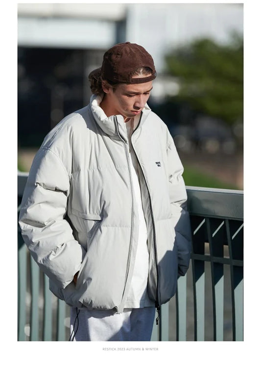 TEFLON WHITE DUCK STAND COLLAR DOWNJACKET A041