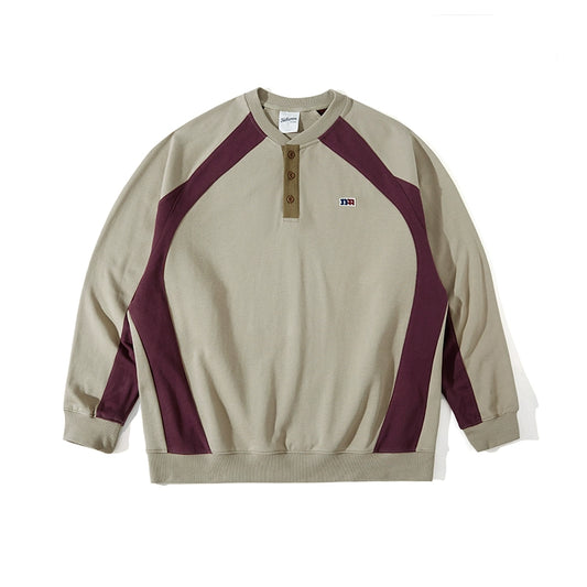 【サスティナブル素材】HENRY COLLAR SWEAT A02