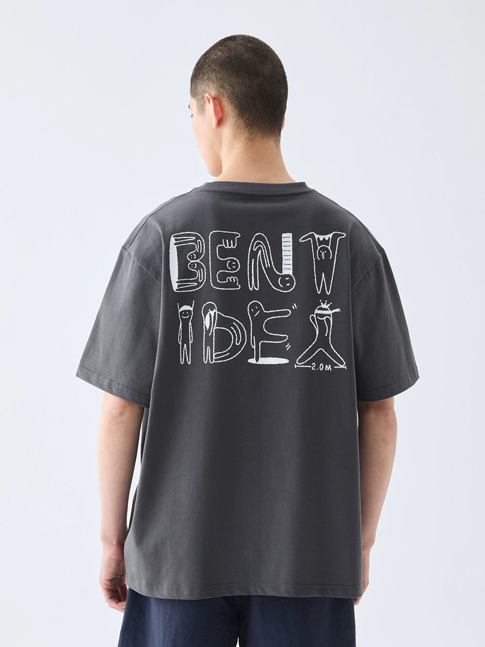 バックプリントロゴTシャツ / バックプリントT A099