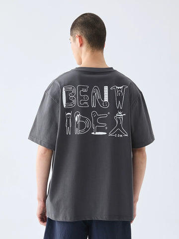 バックプリントロゴTシャツ / バックプリントT A099