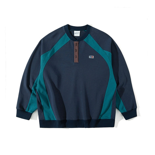 【サスティナブル素材】HENRY COLLAR SWEAT A02