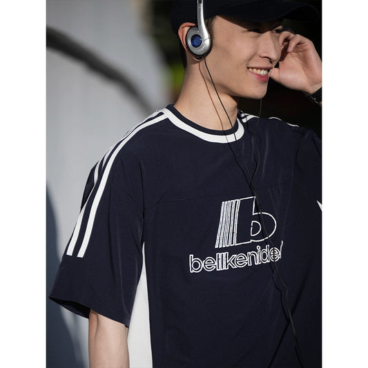 【300G】ロゴプリントリンガーTシャツ A100