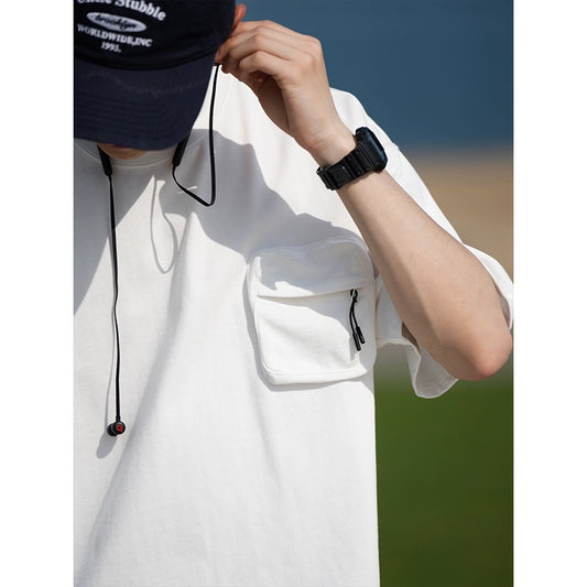 280G ピュアコットン ポケット Tシャツ A093