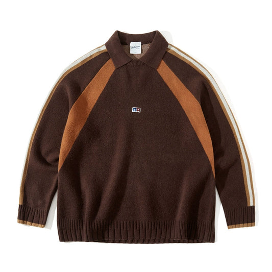 【アンゴラニット】KNIT POLO SWEATER A034