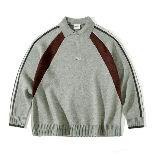 【アンゴラニット】KNIT POLO SWEATER A034