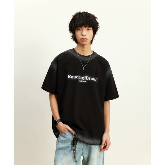 ダメージウォッシュTシャツ A095