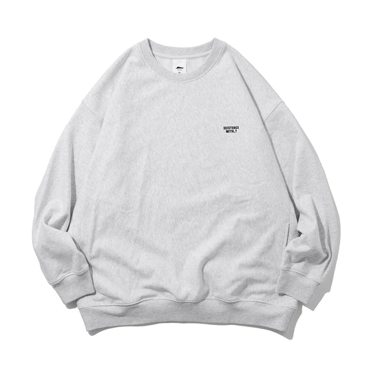 【遠赤外線効果】BRUSHED FLEECE SWEATSHIRT A028