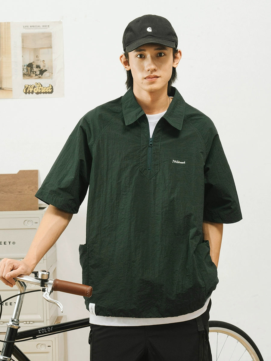 【撥水機能】ACTIVE NYLON SHIRT / ナイロンシャツ A098