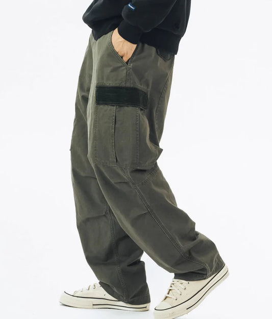 SIDE POCKET STRAIGHT PANTS A024