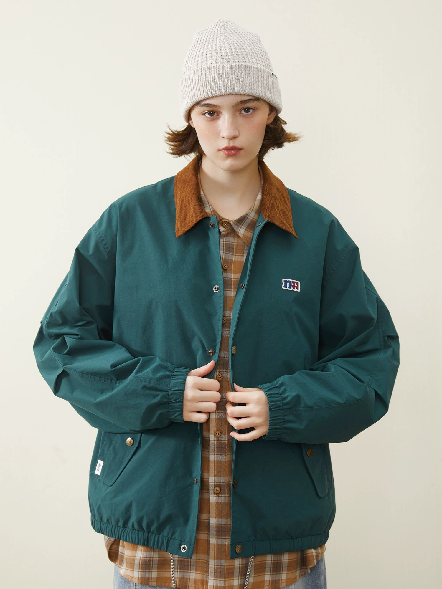 【TEFLON繊維、防水、撥水、防汚】CORDUROY COLLAR JACKET A044