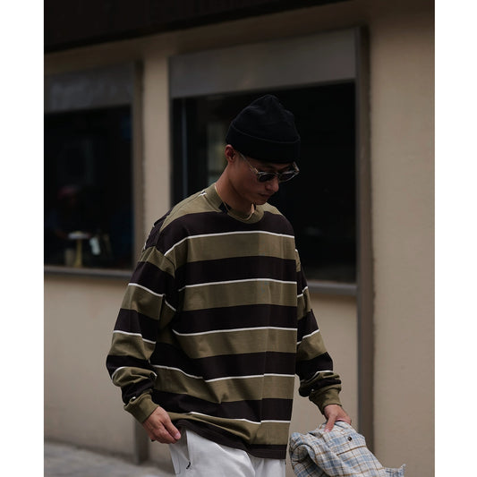 LOOSE BORDER ロングスリーブTシャツ A033