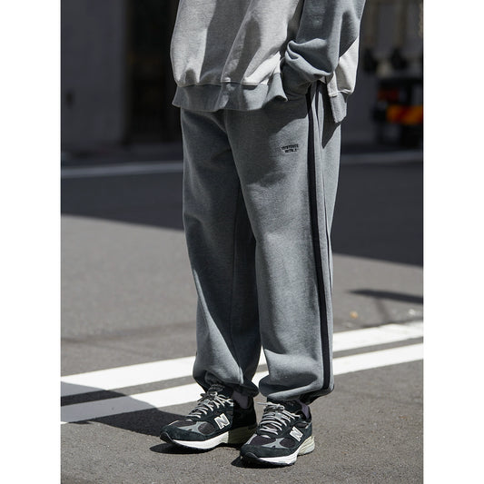 【遠赤外線効果】RETROPO LIPES STRAIGHT SWEAT PANTS A046